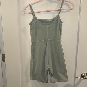 Sage Green Sleeveless Romper
